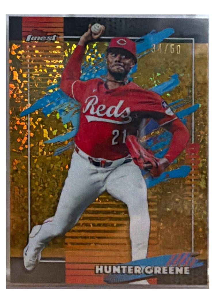 2026 Topps Finest Hunter Greene #169 card