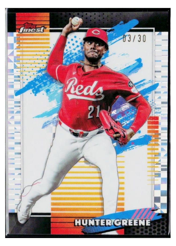 2026 Topps Finest Hunter Greene #169 card