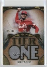 2026 Topps Tier One Tier One Relics Die-Cut Hunter Greene #T1RD-HG card
