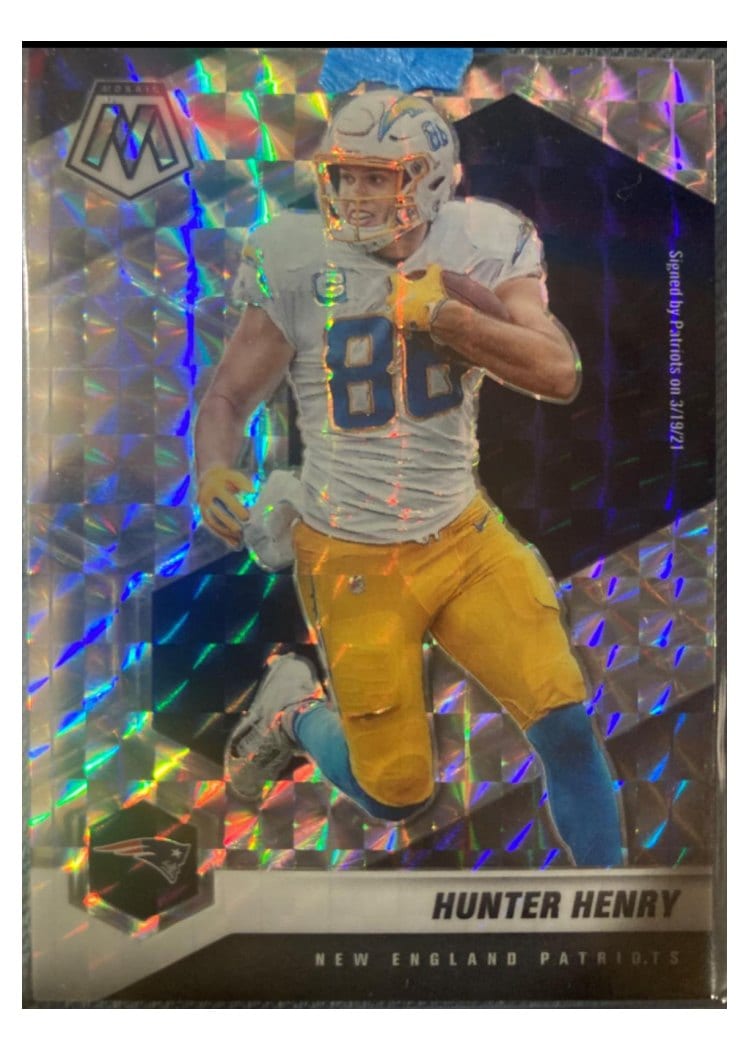 2021 Panini Mosaic Base Set Hunter Henry #138 card