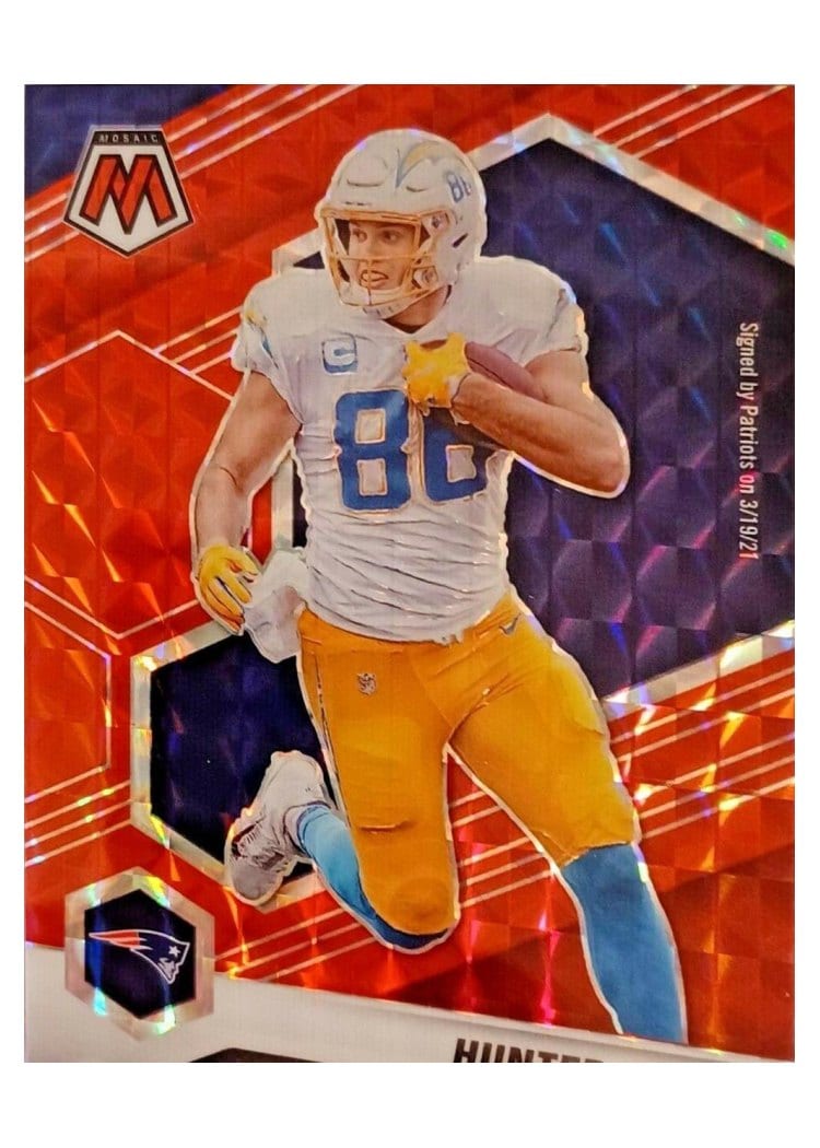 2021 Panini Mosaic Base Set Hunter Henry #138 card