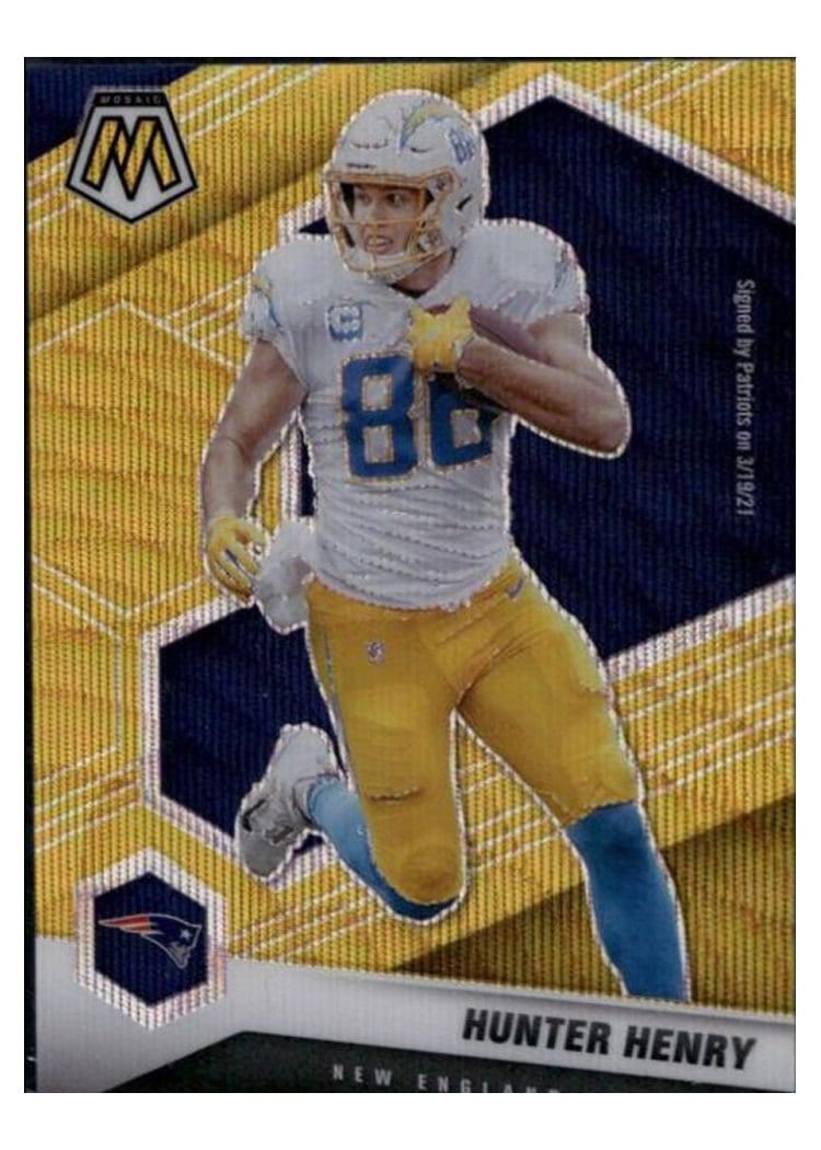 2021 Panini Mosaic Base Set Hunter Henry #138 card