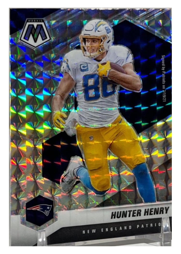 2021 Panini Mosaic Base Set Hunter Henry #138 card