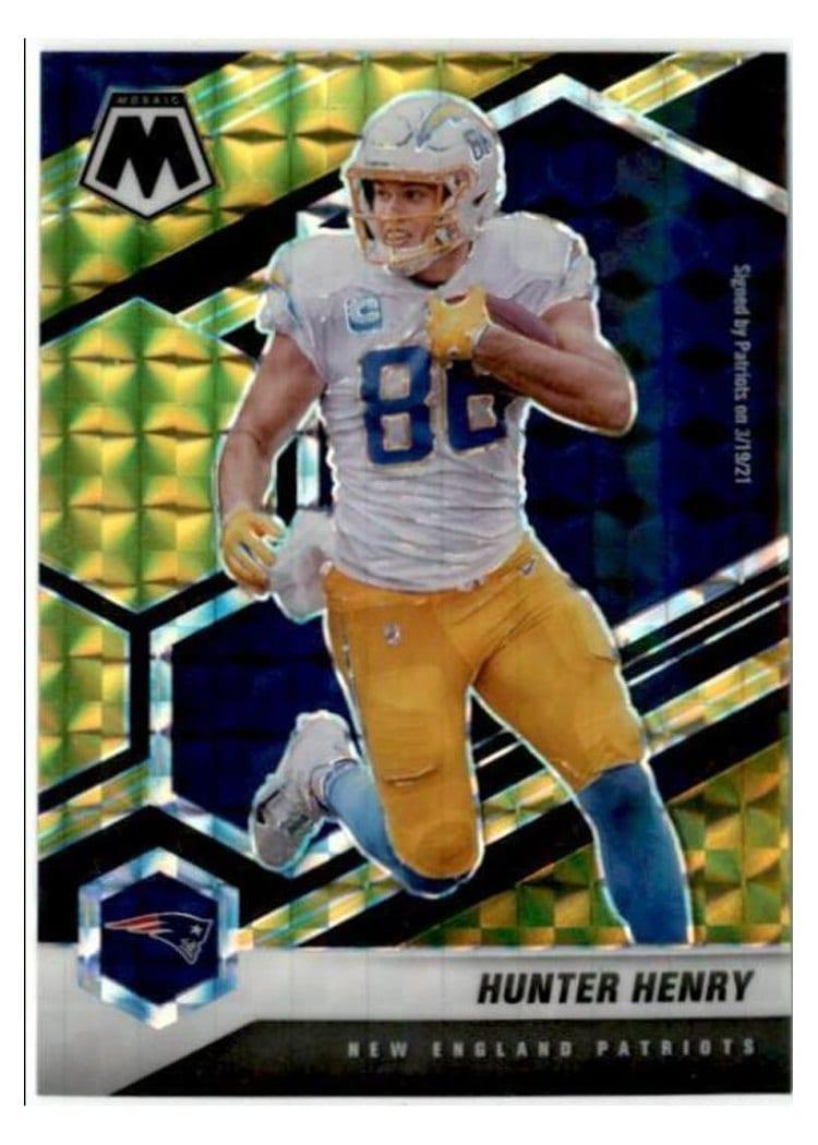 2021 Panini Mosaic Base Set Hunter Henry #138 card