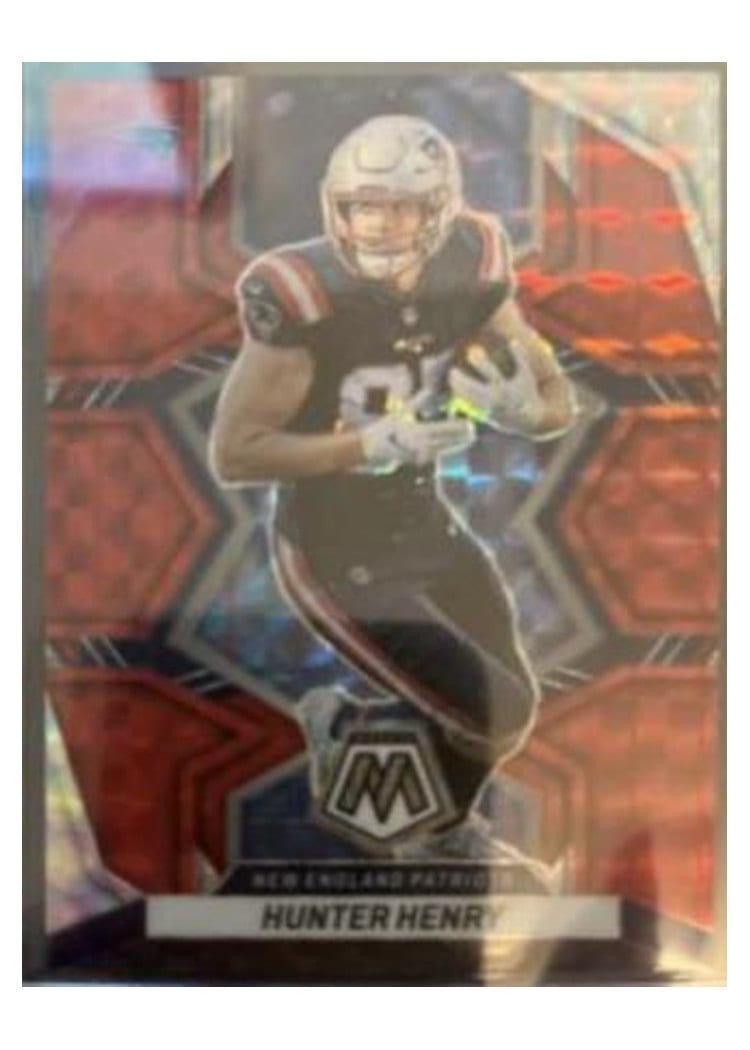 2022 Panini Mosaic Base Set Hunter Henry Red #136 card