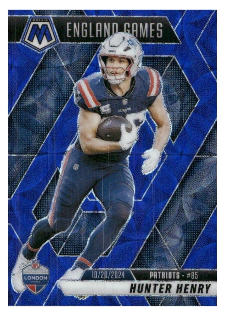 2025 Panini Mosaic Base Set Hunter Henry Blue Scope #262 card