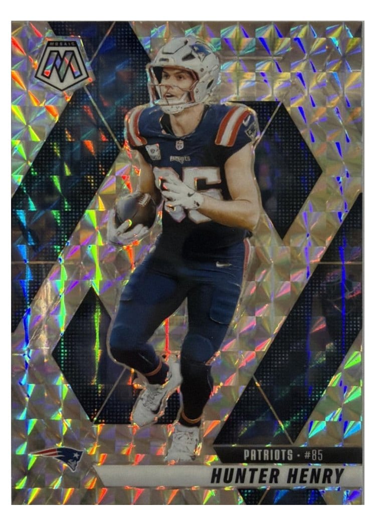 2025 Panini Mosaic Base Set Hunter Henry Tessellation #79 card
