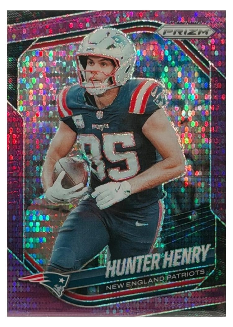 2025 Panini Prizm Base Set Hunter Henry #33 card