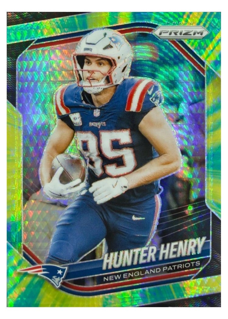 2025 Panini Prizm Base Set Hunter Henry #33 card