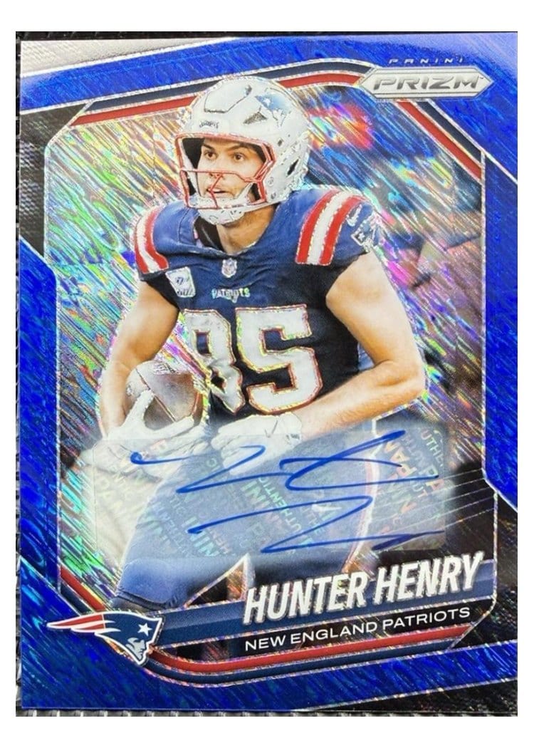 2025 Panini Prizm Base Set Hunter Henry #33 card