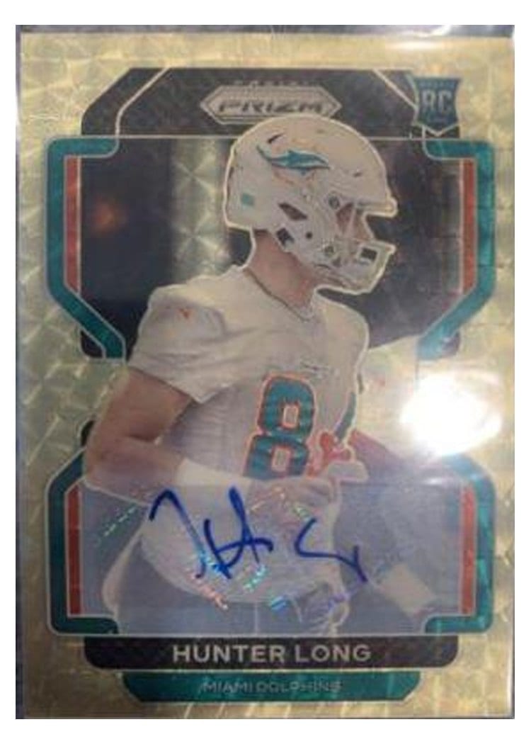 2021 Panini Prizm Base Set Hunter Long #414 card