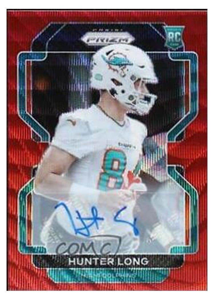 2021 Panini Prizm Base Set Hunter Long #414 card