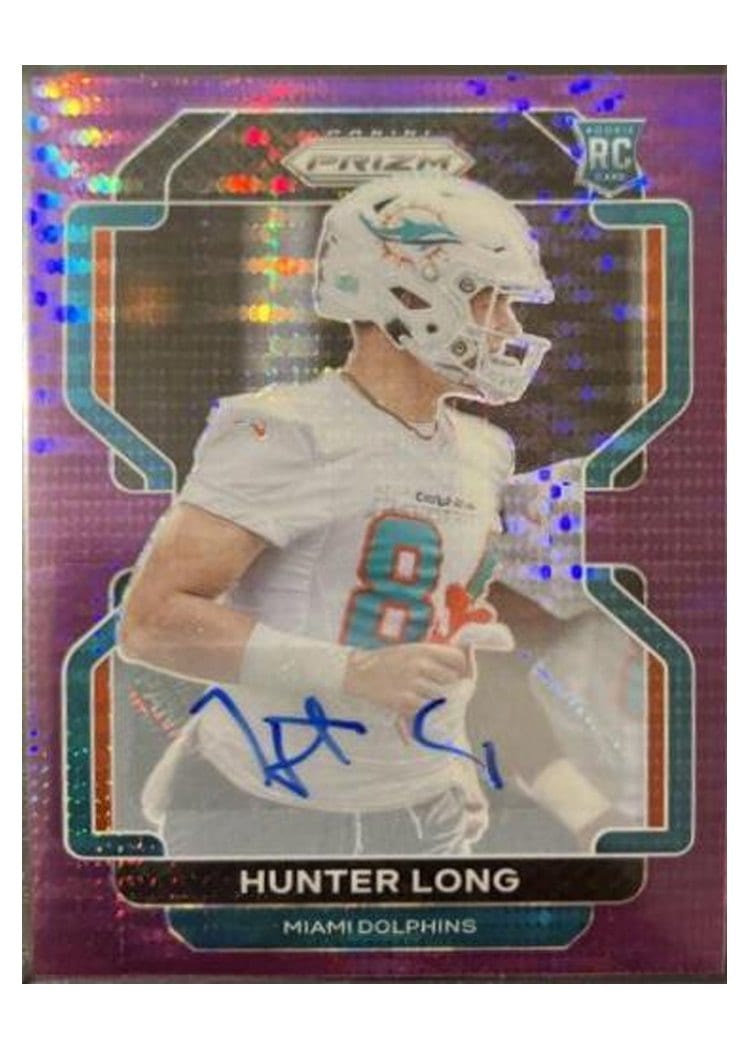 2021 Panini Prizm Base Set Hunter Long #414 card