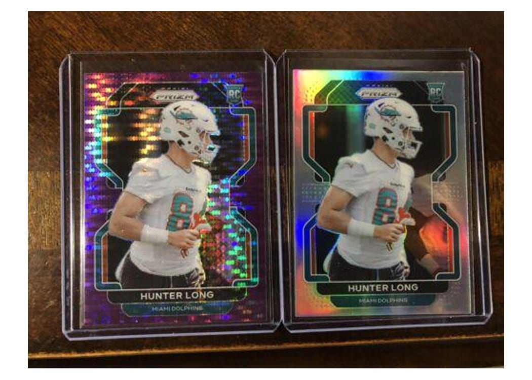 2021 Panini Prizm Base Set Hunter Long #414 card