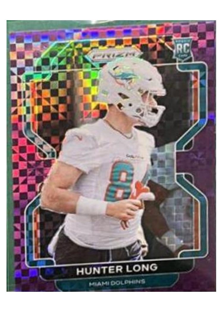 2021 Panini Prizm Base Set Hunter Long #414 card