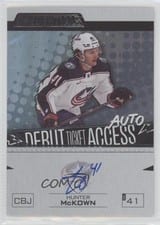 2023-24 Upper Deck Credentials Debut Ticket Access Autograph Hunter McKown #DTAA-HM card