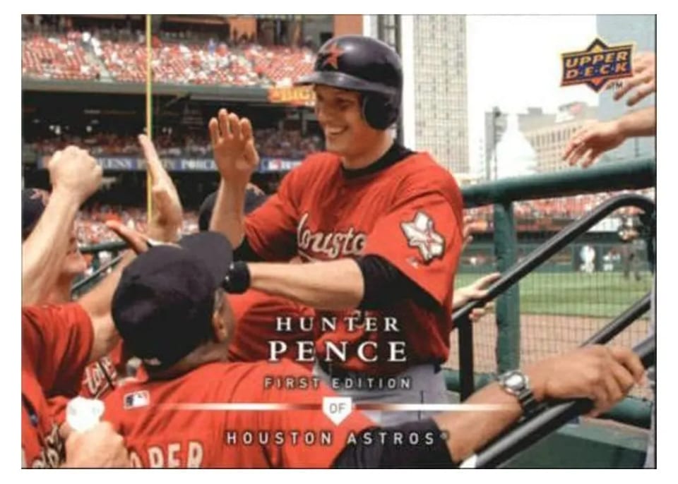 2008 Upper Deck First Edition Hunter Pence #17 card