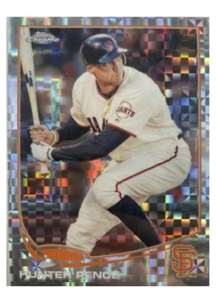 2013 Topps Chrome Hunter Pence #2 card