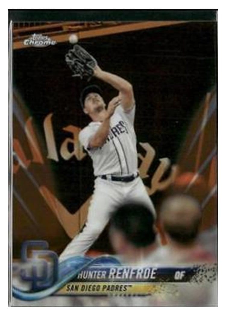 2018 Topps Chrome Base Set Hunter Renfroe #184 card