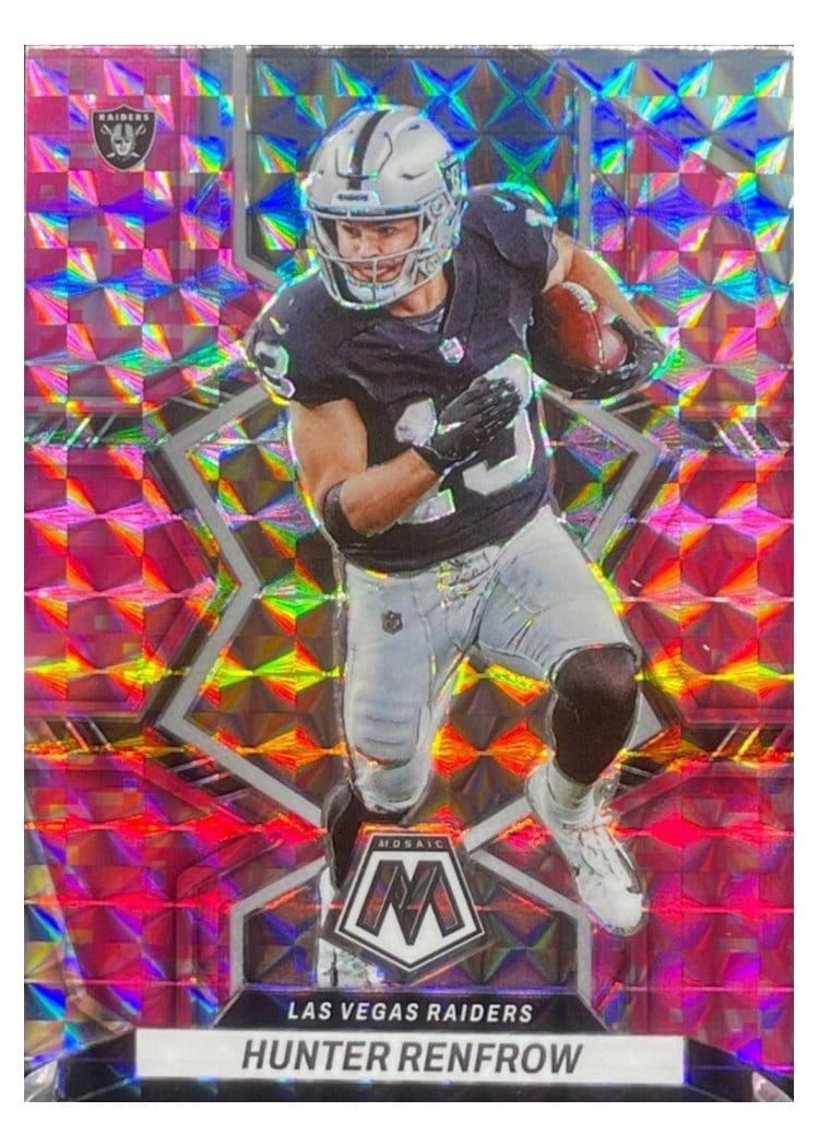 2022 Panini Mosaic Base Set Hunter Renfrow #118 card