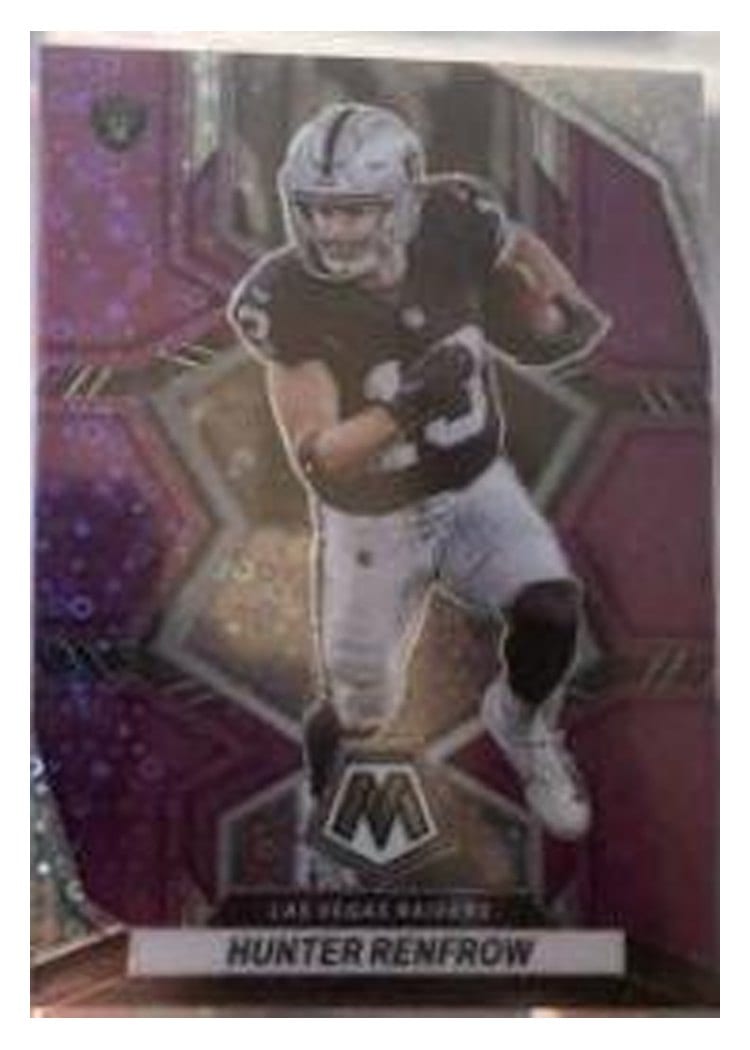 2022 Panini Mosaic Base Set Hunter Renfrow #118 card