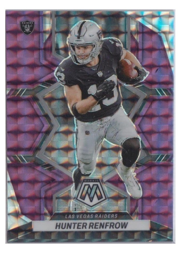 2022 Panini Mosaic Base Set Hunter Renfrow #118 card