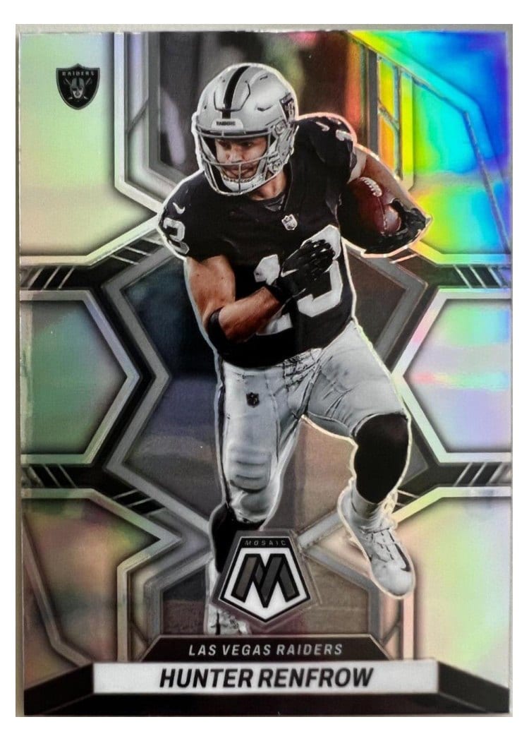 2022 Panini Mosaic Base Set Hunter Renfrow #118 card
