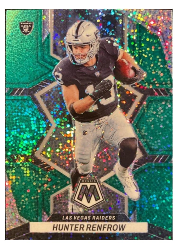 2022 Panini Mosaic Base Set Hunter Renfrow #118 card