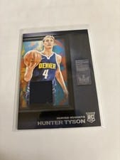 2023-24 Panini Court Kings Debut Showcase Memorabilia Hunter Tyson #DSM-TYS card