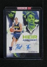 2023-24 Panini Court Kings Heir Apparent Autographs Hunter Tyson #HA-HTN card