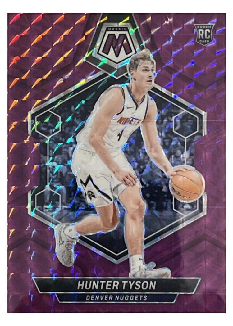 2023-24 Panini Mosaic Base Set Hunter Tyson #241 card