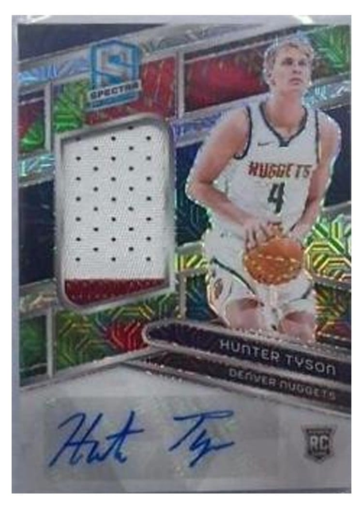 2023-24 Panini Spectra Base Set Hunter Tyson #204 card