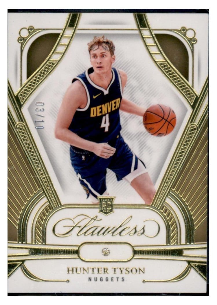 2023 Panini Flawless Hunter Tyson #41 card