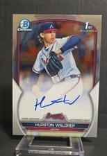 2023 Bowman Draft Chrome Prospect Autographs Hurston Waldrep #CDA-HWA