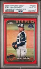 2024 Topps Pro Debut Chrome Hurston Waldrep #PDC-83 card