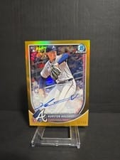 2025 Bowman Chrome Rookie Autographs Hurston Waldrep #CRA-HW card