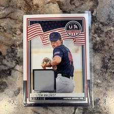 2025 Panini Stars & Stripes USA Materials Hurston Waldrep #USA-HW