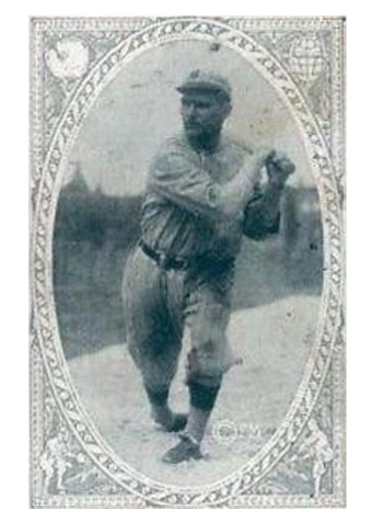 1922 E120 American Caramel HY Myers card
