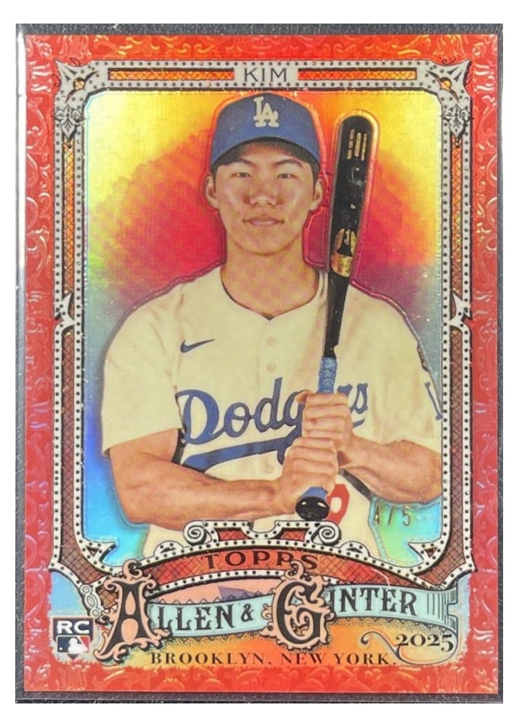 2025 Topps Allen and Ginter Hyeseong Kim #71 card