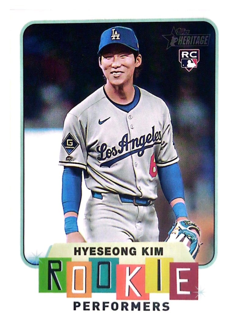 2025 Topps Heritage Rookie Performers Hyeseong Kim #RP-10 card