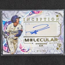 2025 Topps Inception Inception Molecular Autographs Hyeseong Kim #IMA-HK card