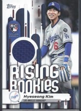 2025 Topps Update Rising Rookies Relics Hyeseong Kim #RRR-HK card