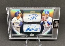 2026 Topps Chrome Black Pitch Black Pairings Dual Autographs Hyeseong Kim #PDPA-KP