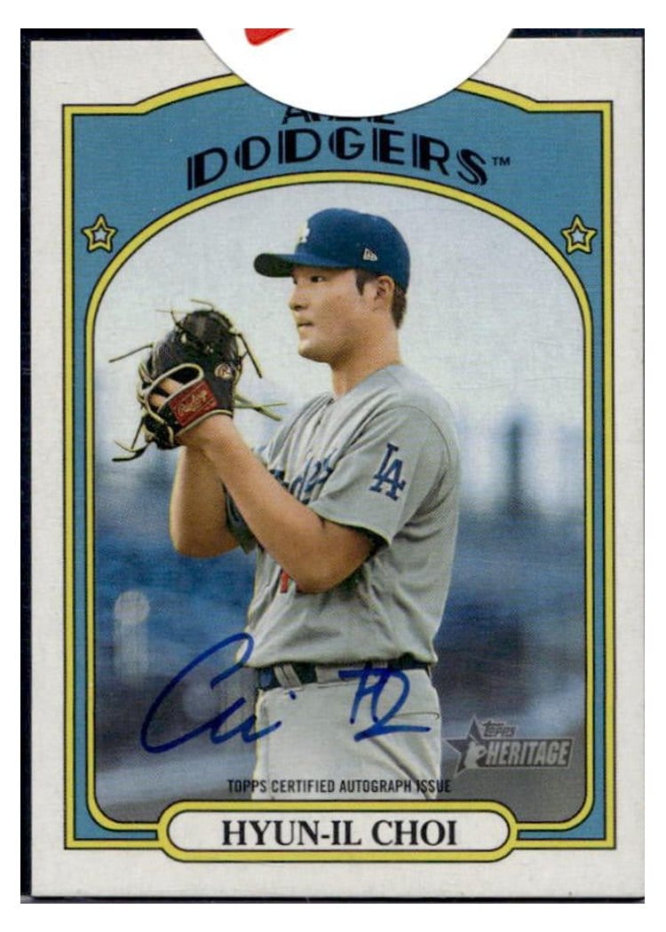 2021 Topps Heritage Minor League Real One Autographs Hyun-il Choi #ROA-HC card