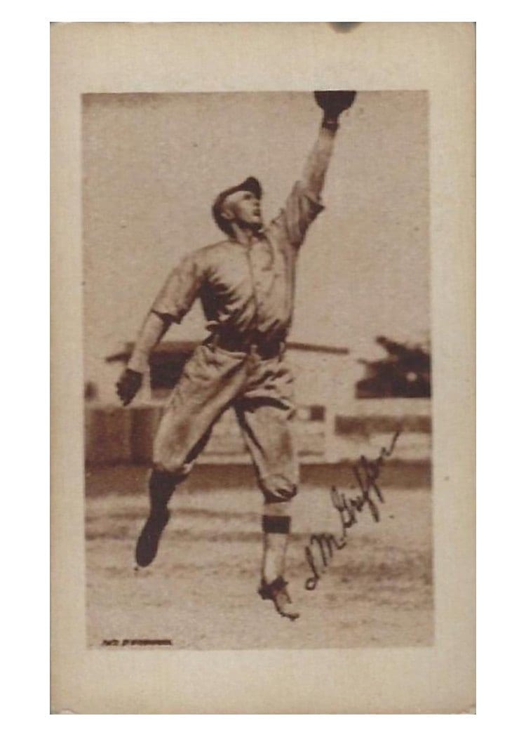 1923 Willard Chocolate I. M. Griffin card