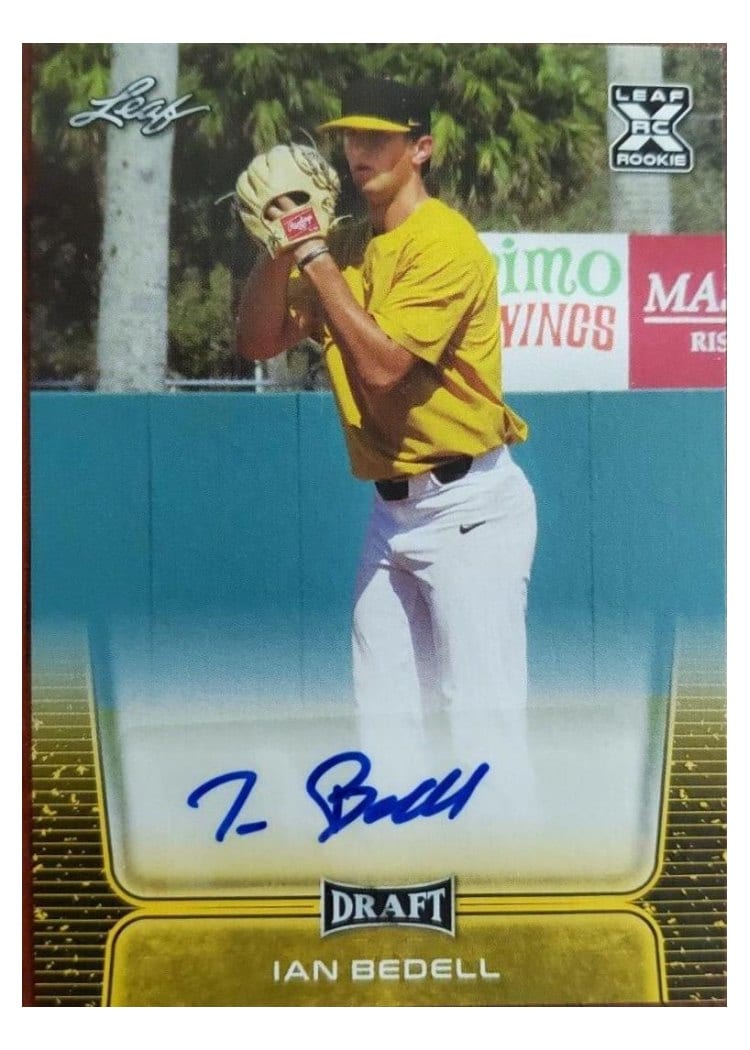 2020 Leaf Draft Retail Autographs Ian Bedell #BA-IB1 card