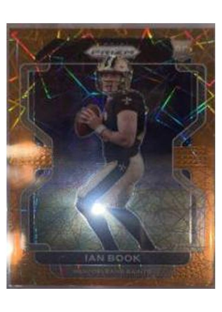 2021 Panini Prizm Base Set Ian Book Orange Lazer Prizm #357 card