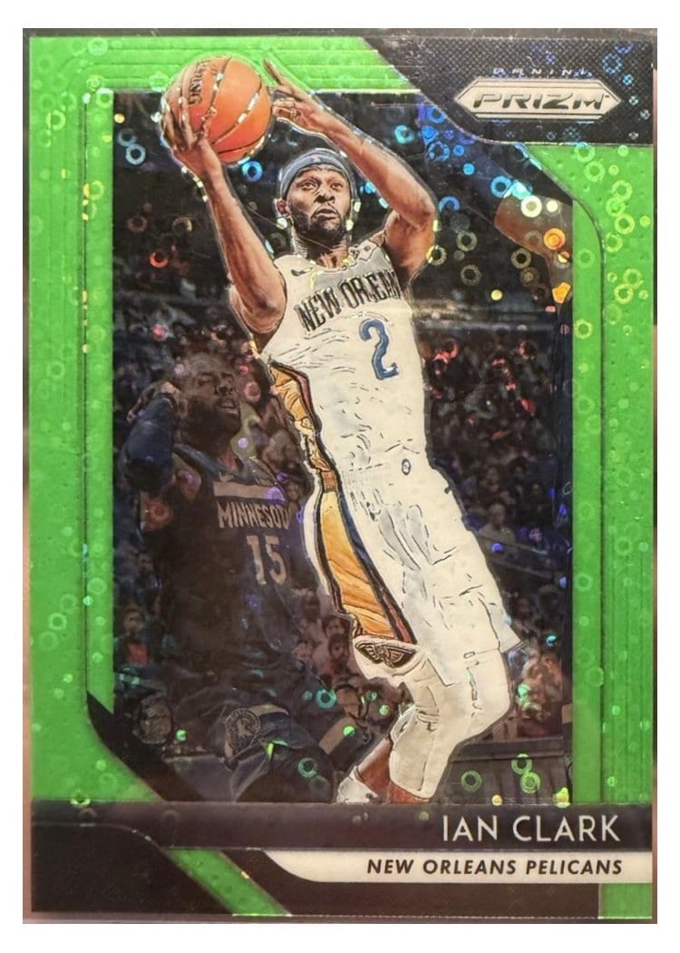 2018-19 Panini Prizm Base Set Ian Clark Fast Break Prizm Neon Green #207
