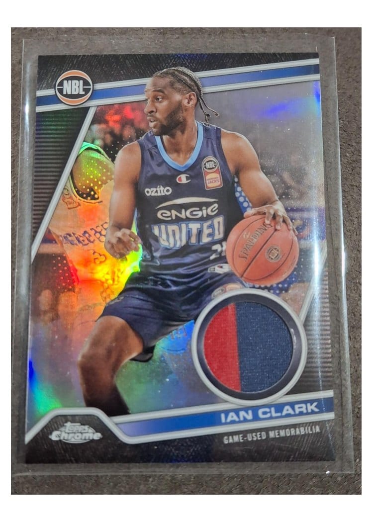 2023-24 Topps Chrome NBL NBL Relic Refractor Ian Clark #NRR-36 card