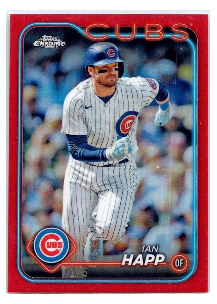 2024 Topps Chrome Base Set Ian Happ #184 card